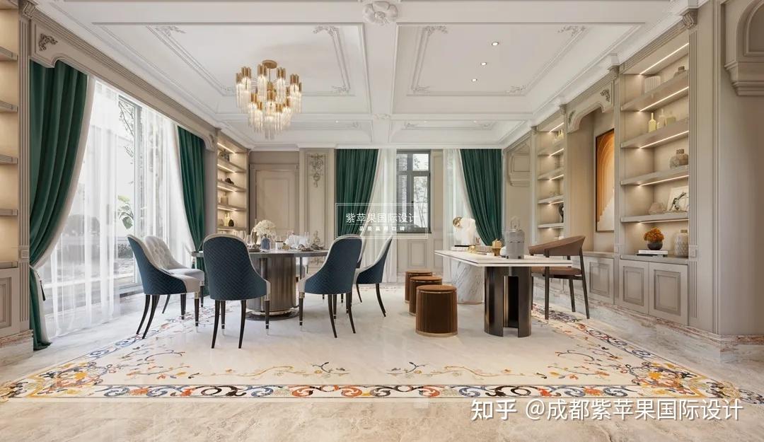 487m²法式别墅 | 极致优雅，让人一见倾心 - 知乎