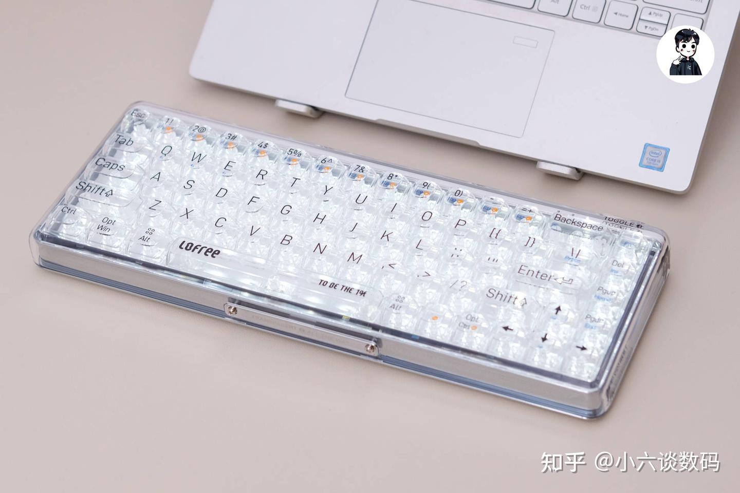 冰封的下炫酷——Lofree洛斐1%双模透明机械键盘 - 知乎