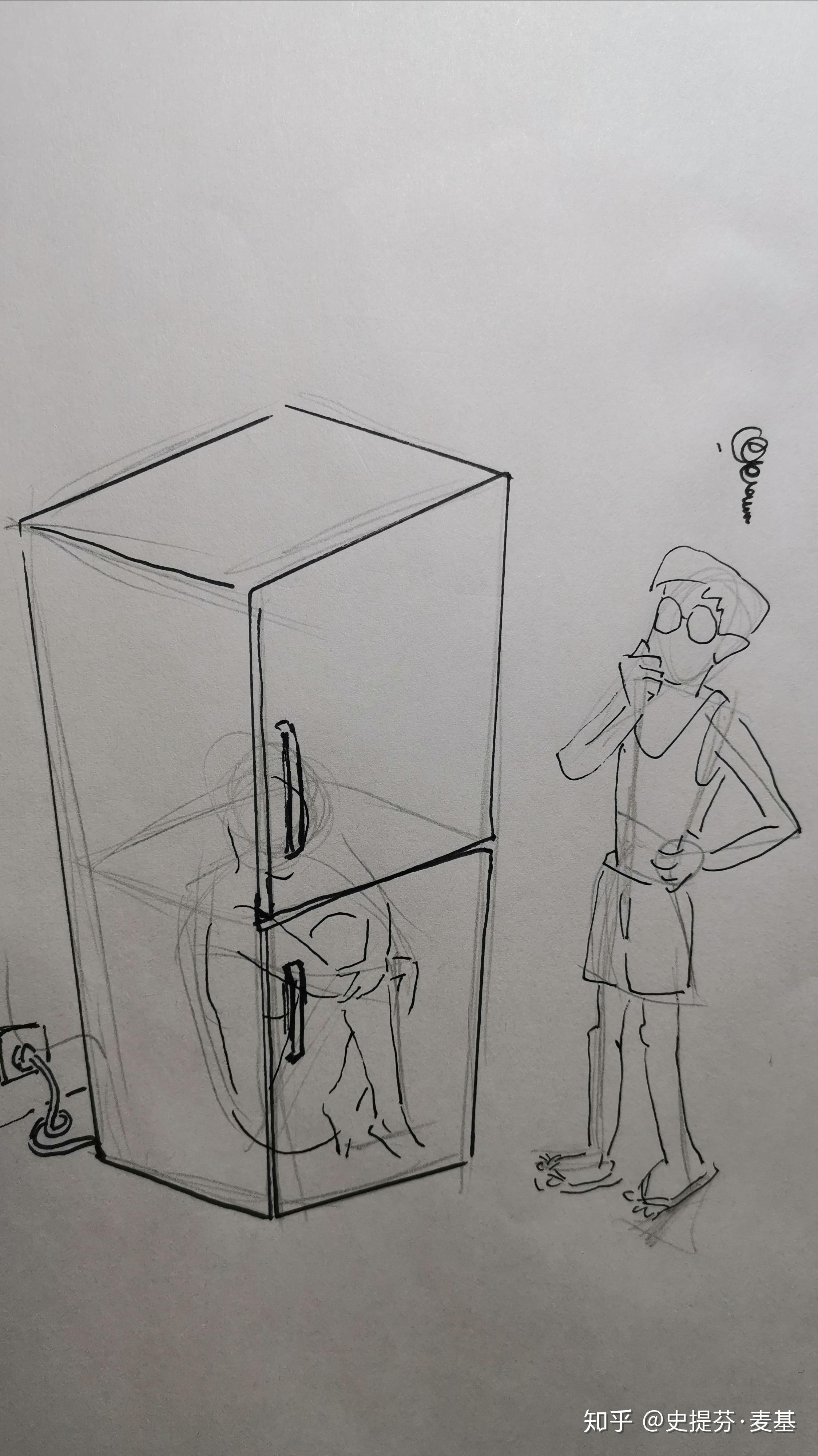 如何以「我在冰箱里发现一颗头」为开头写一个故事?