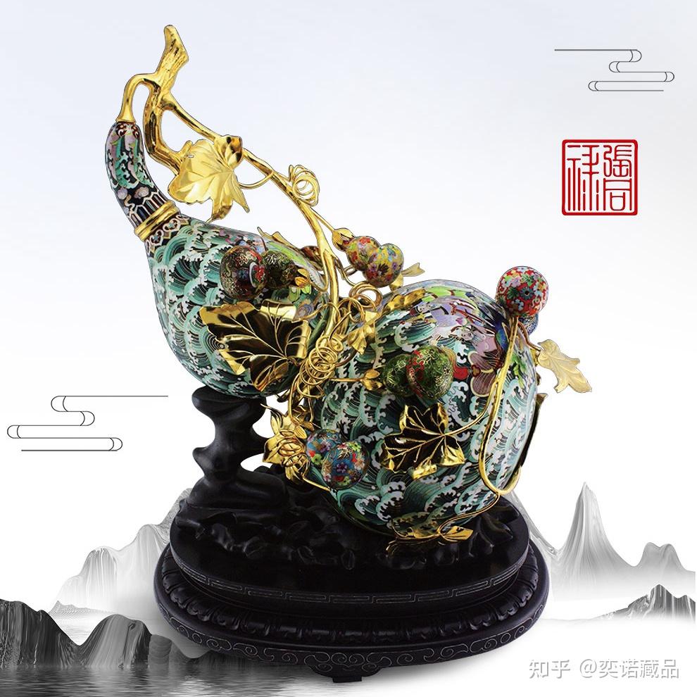 张同禄景泰蓝《八仙葫芦》铜胎掐丝珐琅- 知乎