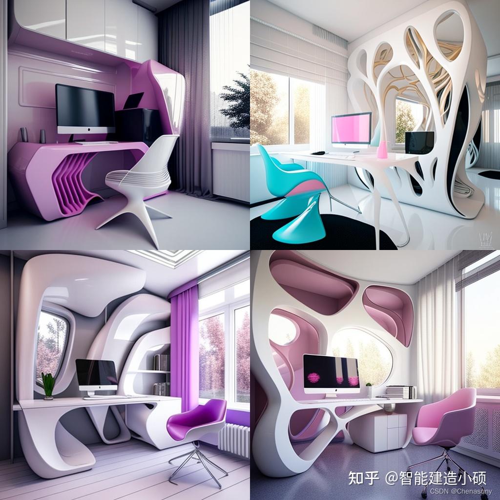 如何使用Midjourney辅助建筑平面设计和室内设计，常用的建筑平面效果图提示和使用效果展示（内附Midjourney提示词网站） - 知乎