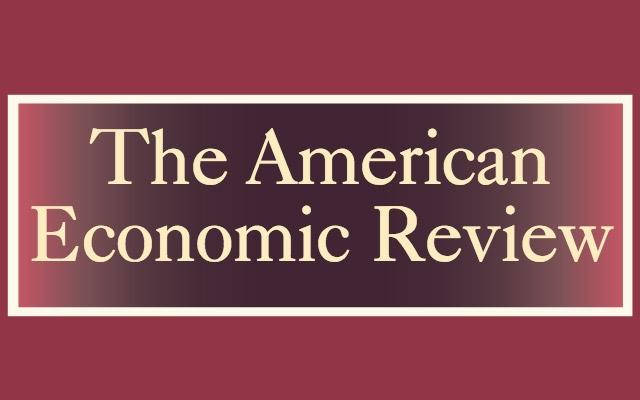 american economic review 2022