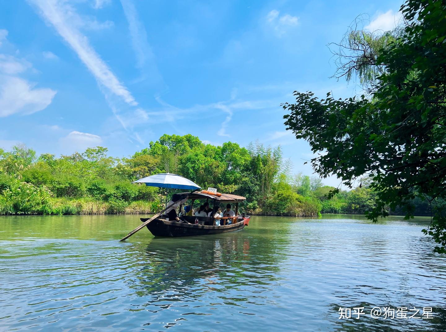 摇橹船,西溪湿地家庭出行不可错过 - 知乎