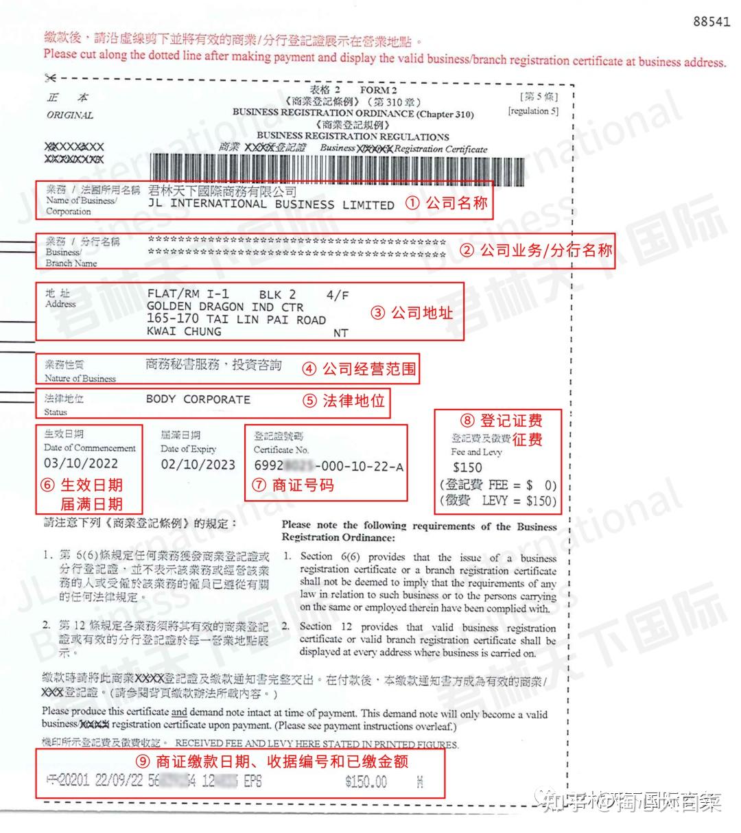 告诉你一般人都不知道香港商业登记证的9个秘密！详细内容解析。 - 知乎