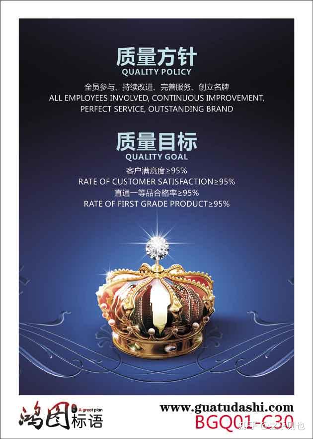 关于质量方面的,想表达的意思就是"产品标准只能不断往前提升,不能