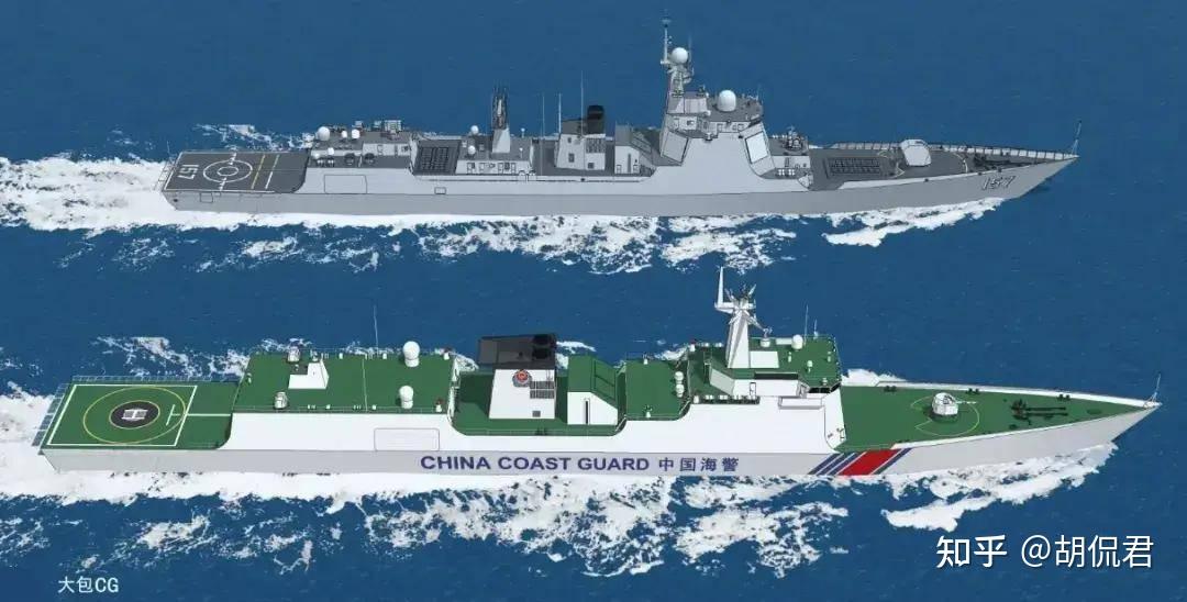 怎么评价海警版052D驱逐舰？ - 知乎
