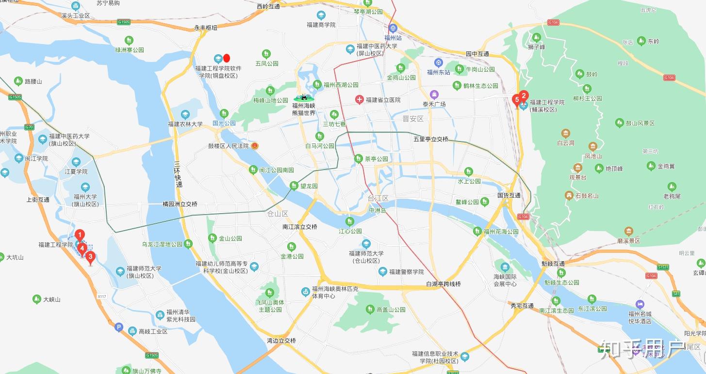 福建工程学院北区地图图片