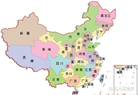 如何巧妙记住中国各个省轮廓及"邻居"? - 知乎