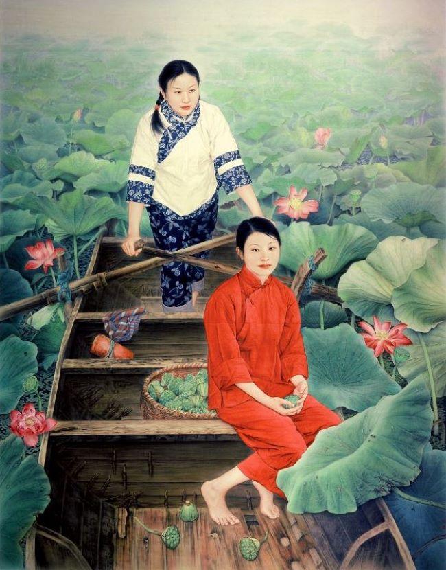 2021年湖北省工笔画学会迎新春画展(一) - 知乎