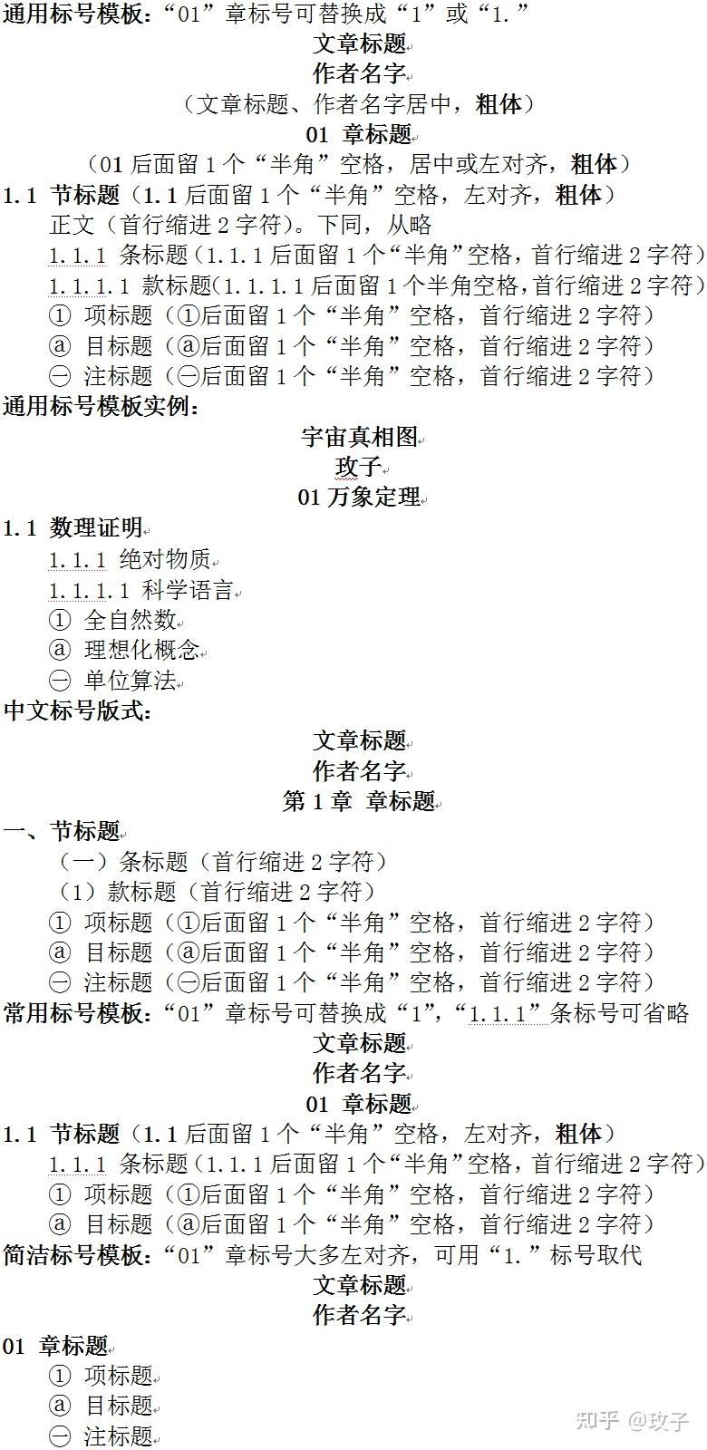 文章的通用标号 - 知乎