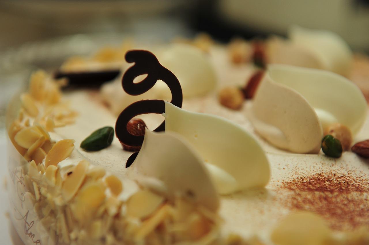 色彩斑斓的蛋糕