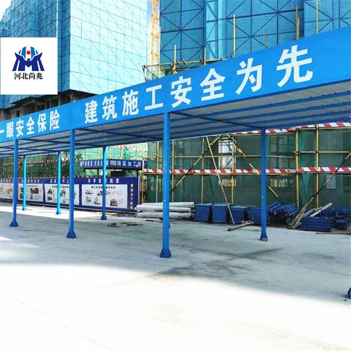 钢管木工防护棚 安全施工通道搭设规范 知乎 