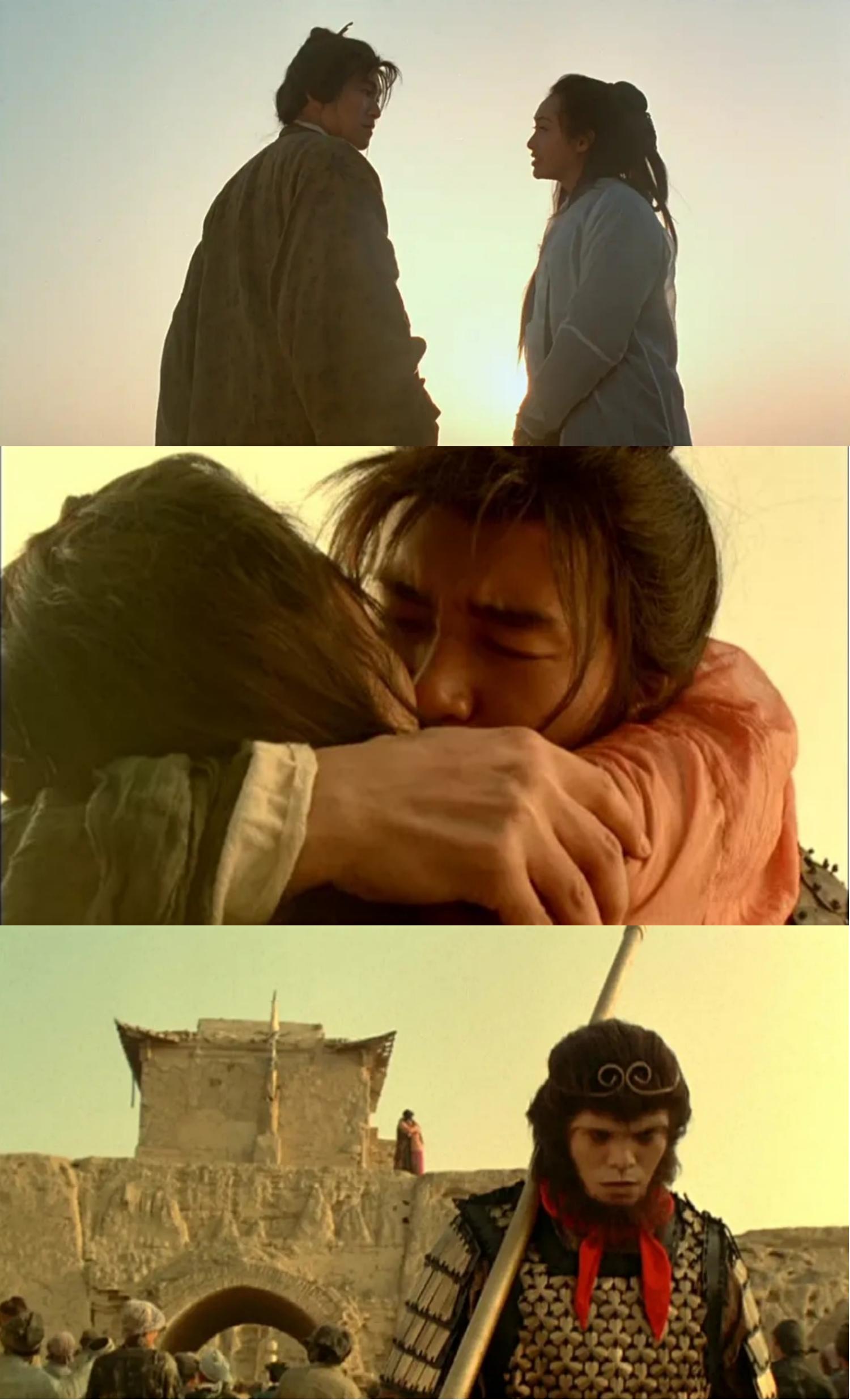 有没有大神有大话西游的一些高清壁纸啊,比如朱茵眨眼的,或者最后他