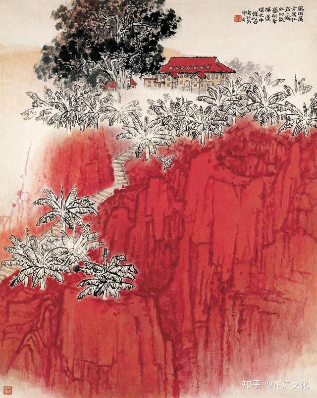 用画笔歌颂新时代钱松喦的“红色”山水- 知乎