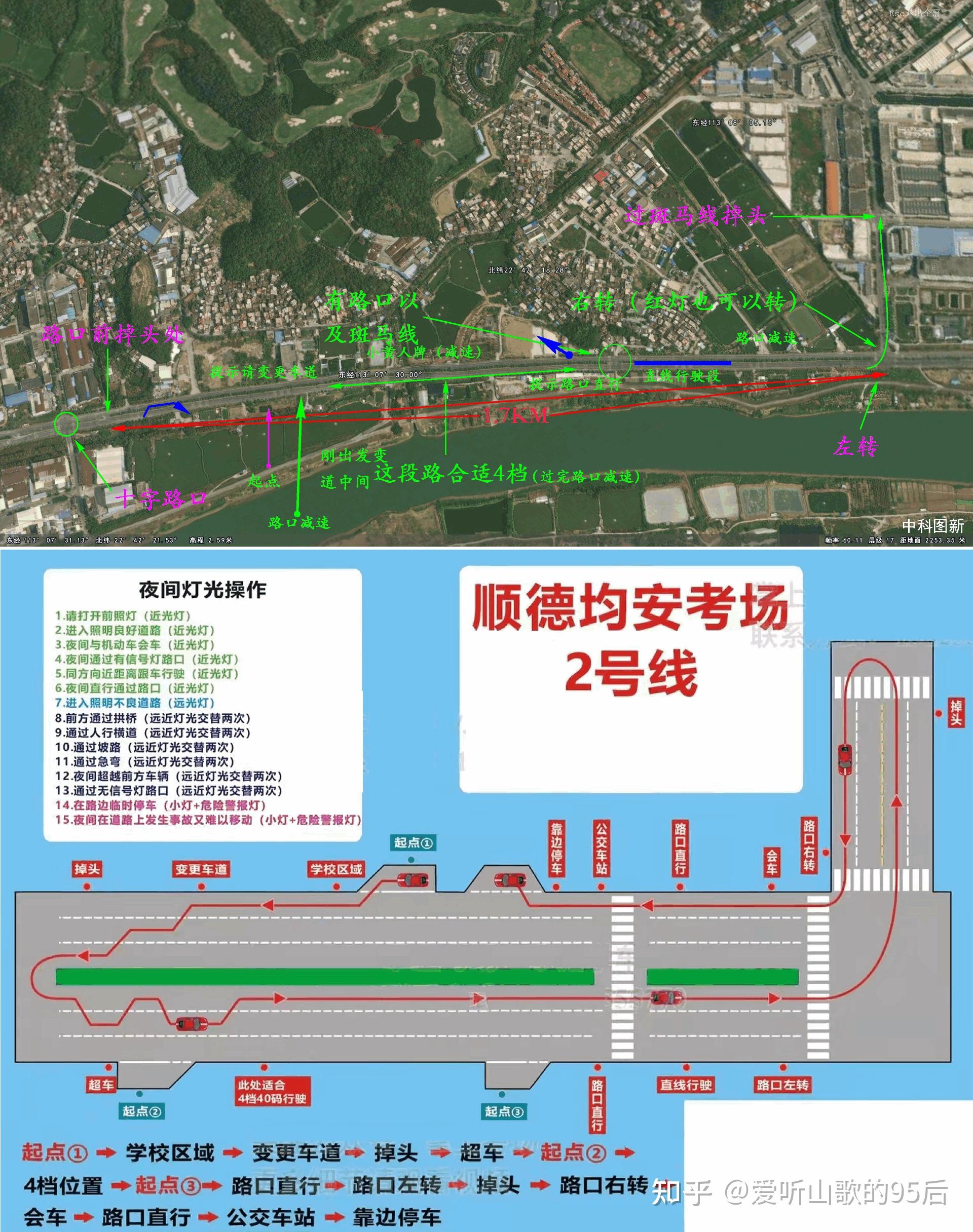 顺德均安科目三路线图图片