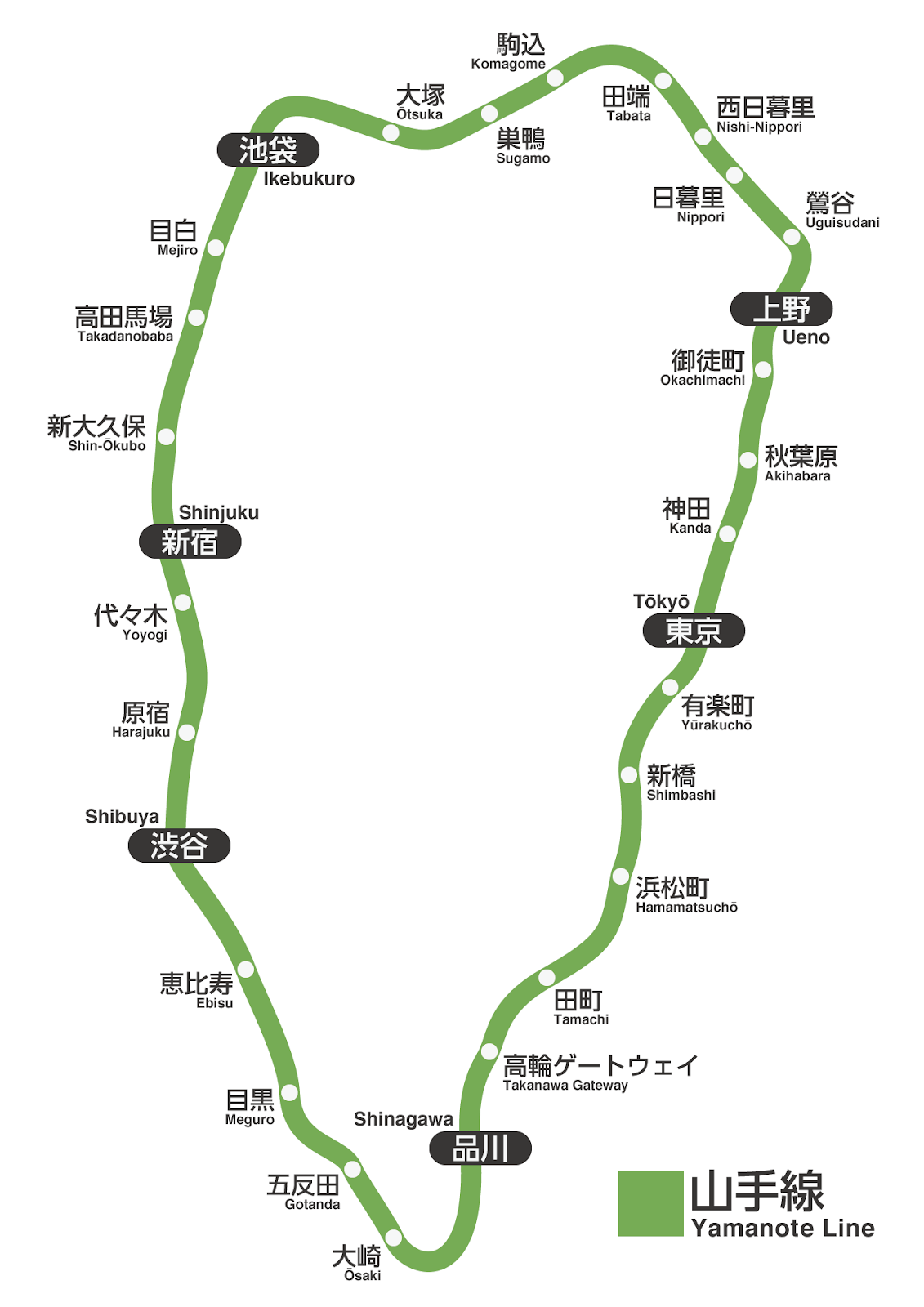 东京地铁地图 对比图片