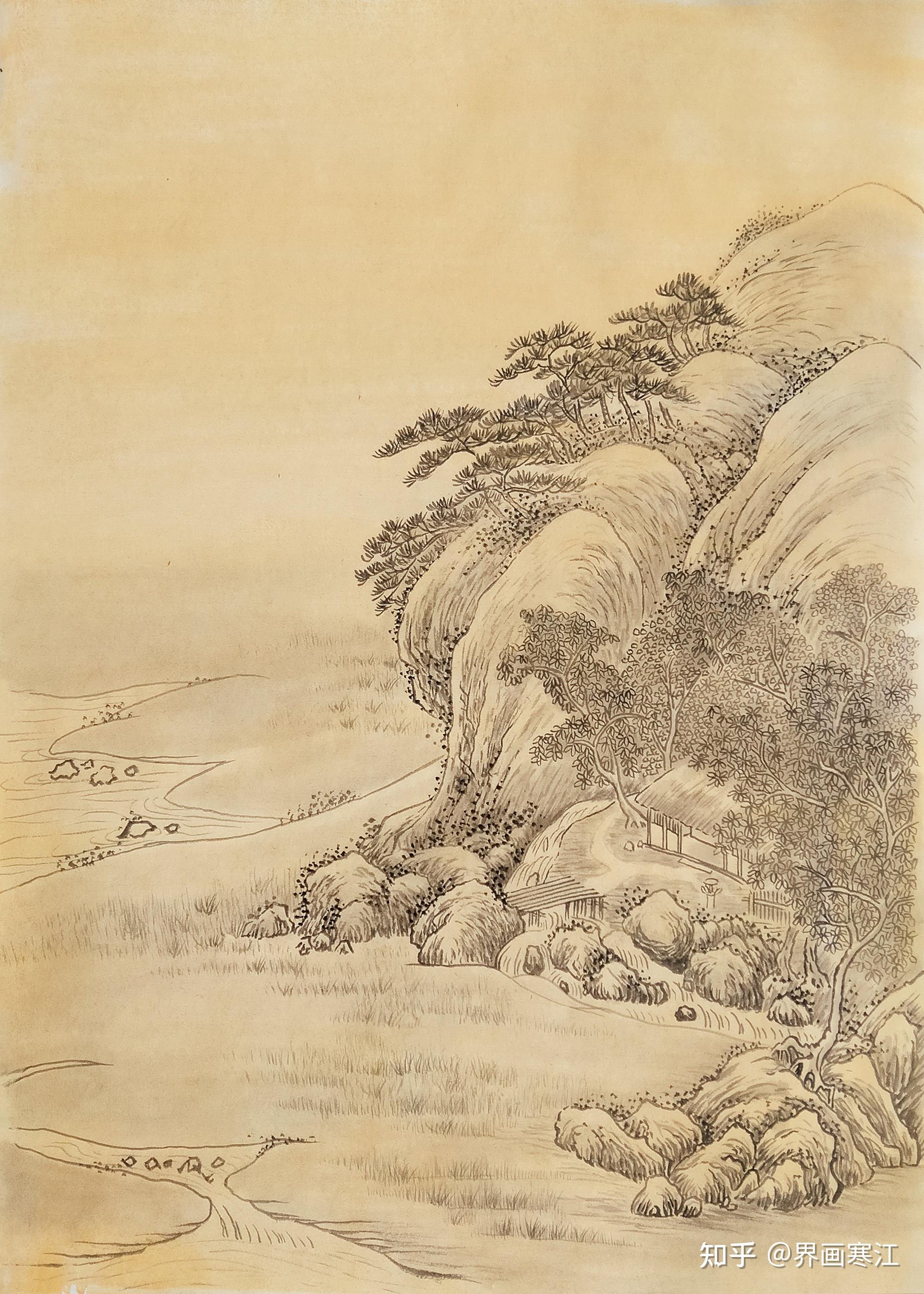 界画寒江---上色步骤图 /原作品发表于《崔培鲁.中国当代艺术名家》 - 知乎