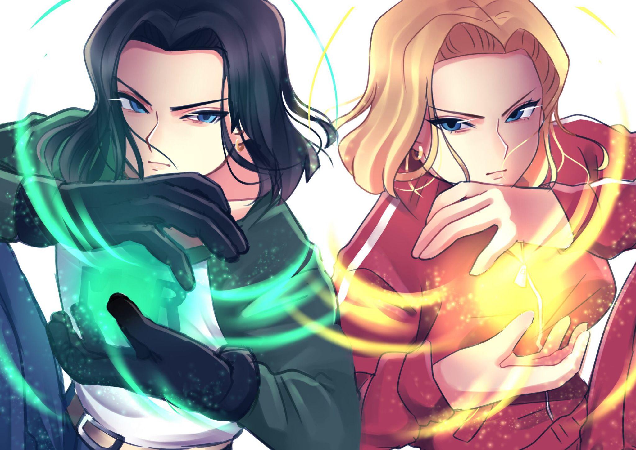 哪里说龙珠的十七号人造人比十八号强