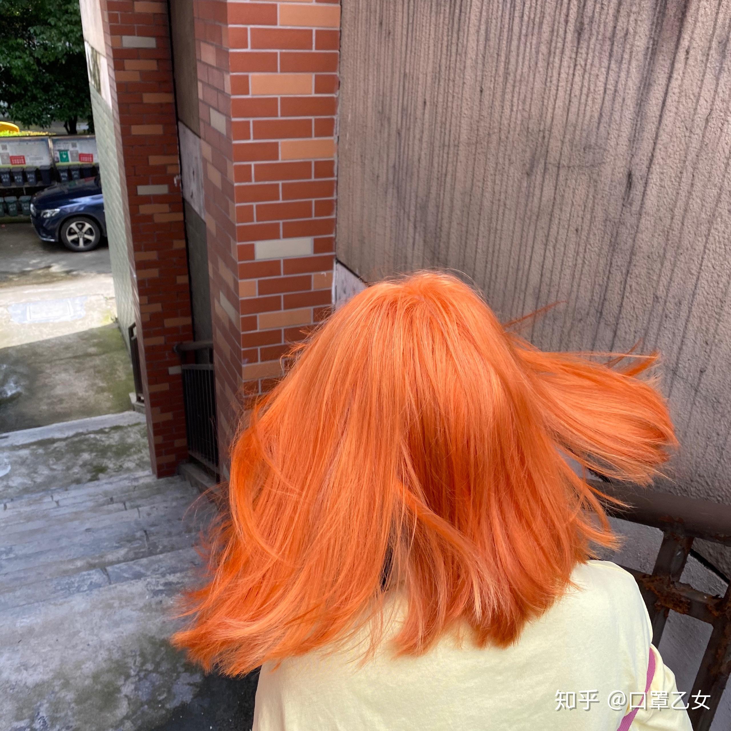 染橘色橙色头发是怎样的体验