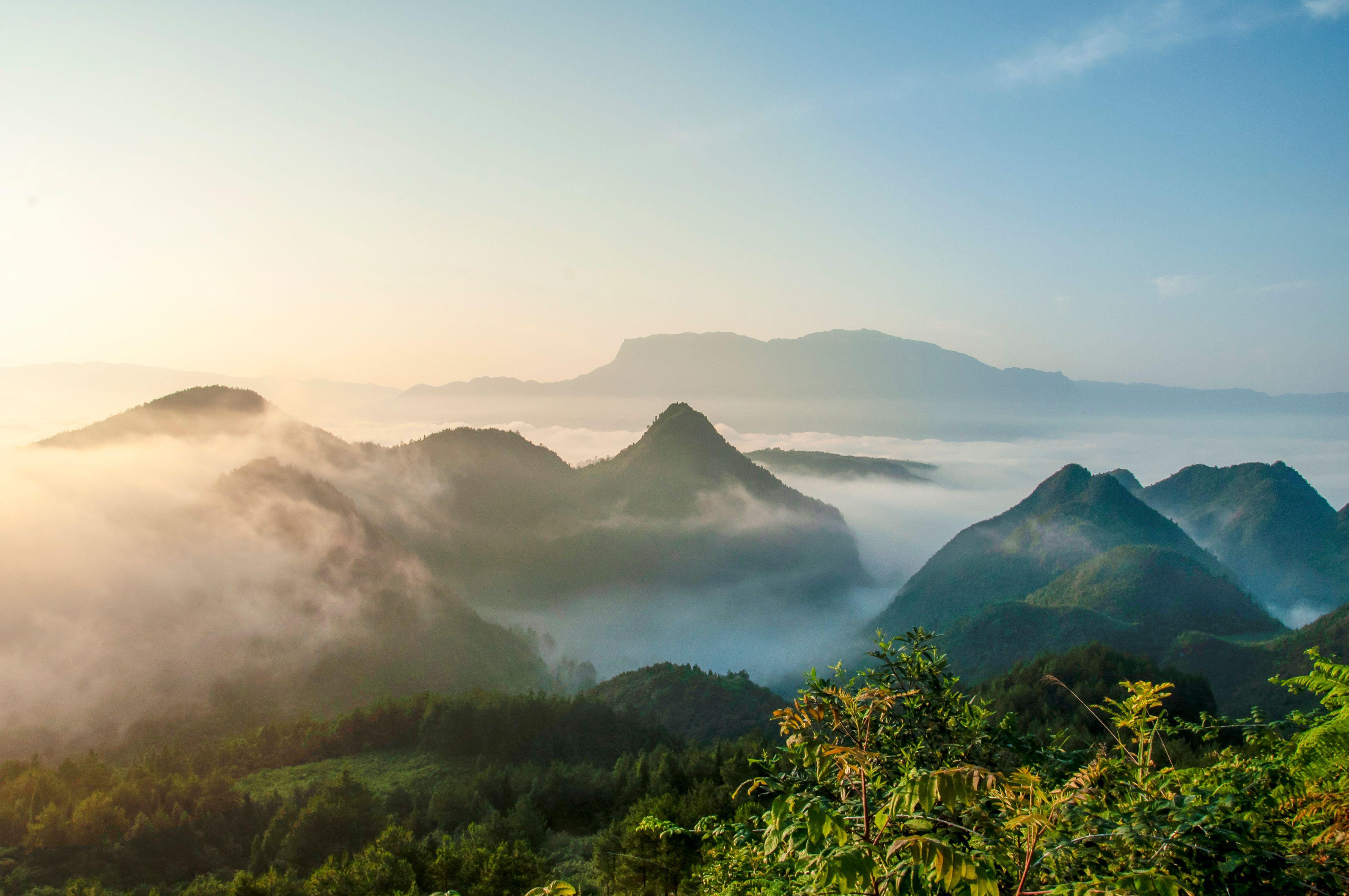 正安天楼山风景区图片