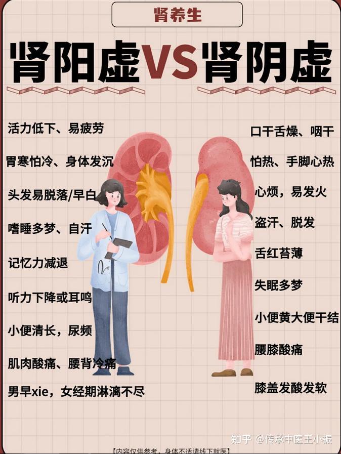 辨别肾阳虚、肾阴虚,拒绝无效养肾! - 知乎