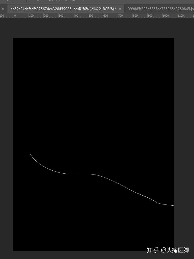 ps这种线条怎么做