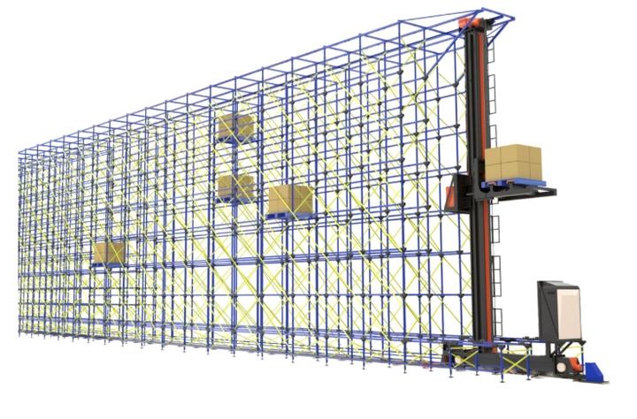 堆垛机立体仓库堆垛机的常见类型