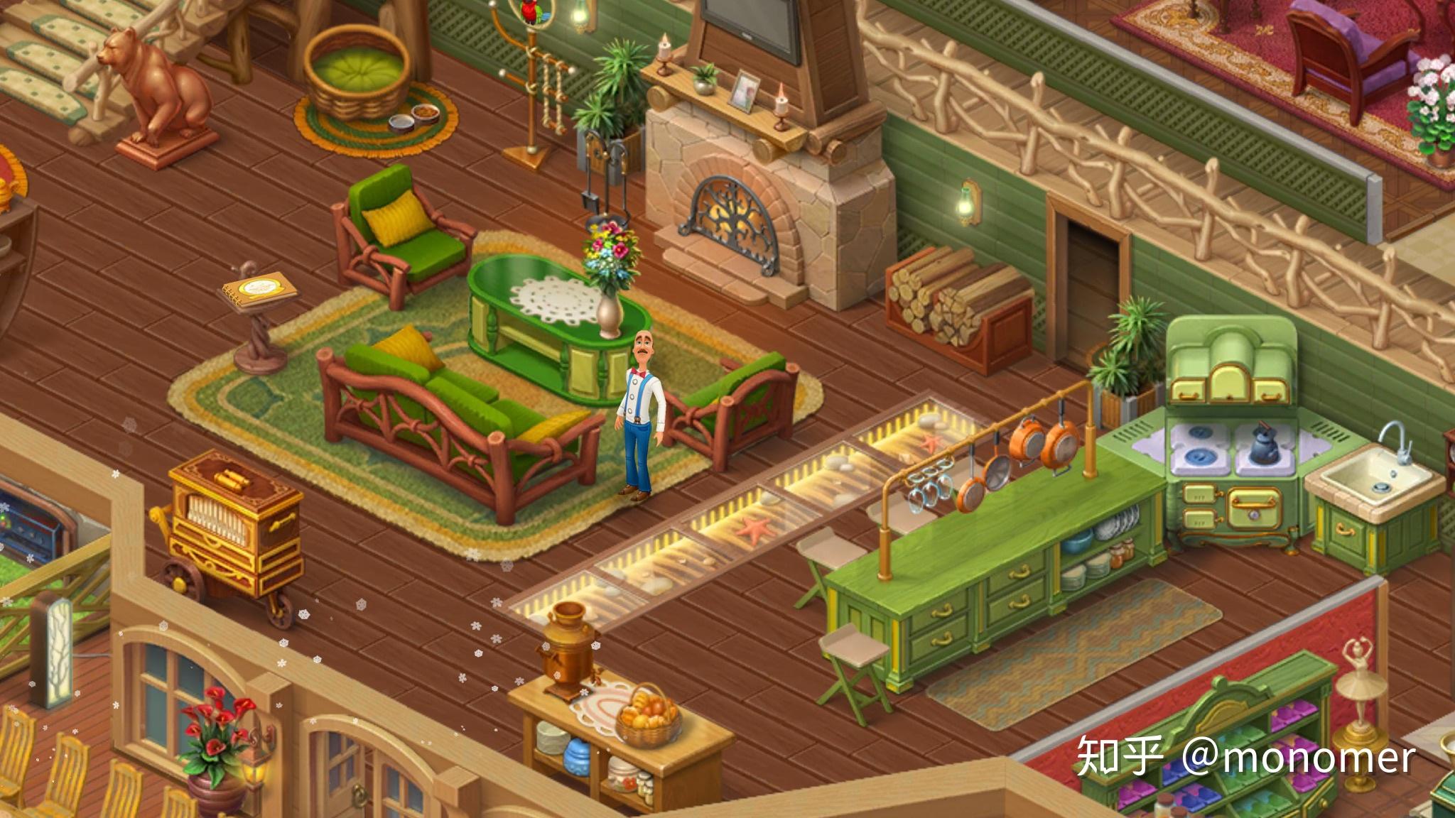 玩梦幻家园的你们都装修完湖边别墅了嘛