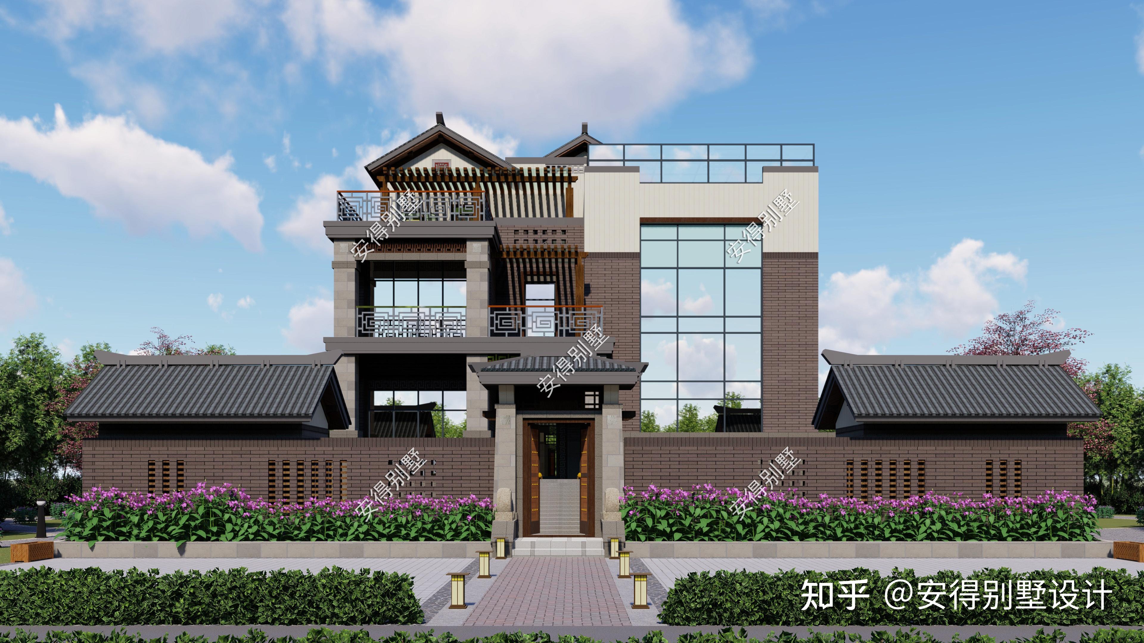 10农村自建中式别墅设计,自建房必备图纸,栋栋大气又漂亮! - 知乎