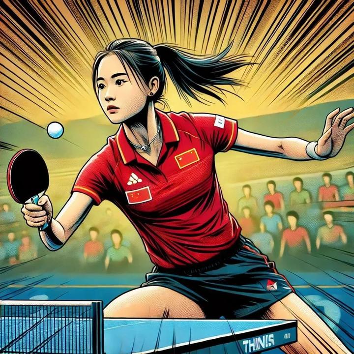 人物传记孙颖莎乒乓球天才与年轻偶像
