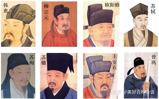 唐宋八大家套墨 唐宋八大家套墨