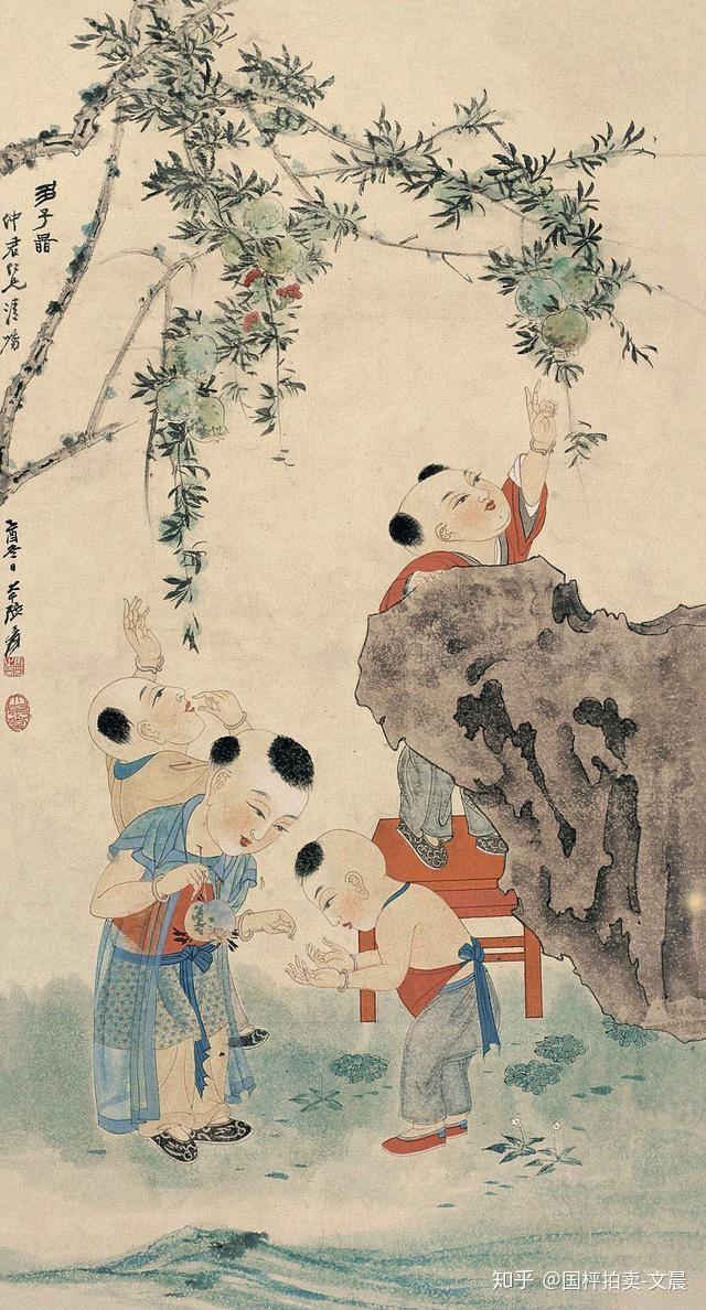 张大千重彩人物画，都是过亿的身价- 知乎