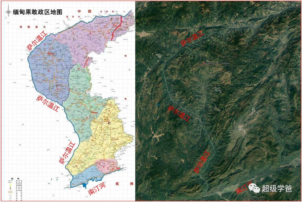 果敢地图自治区图片