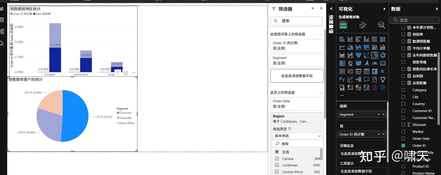 《Power BI 零基础上手:我画出了第一张图表,没想到比想象简单太多》 - 知乎