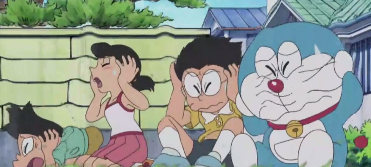 如果胖虎和静香联手一个唱歌一个拉小提琴去到海贼王的世界里可以和