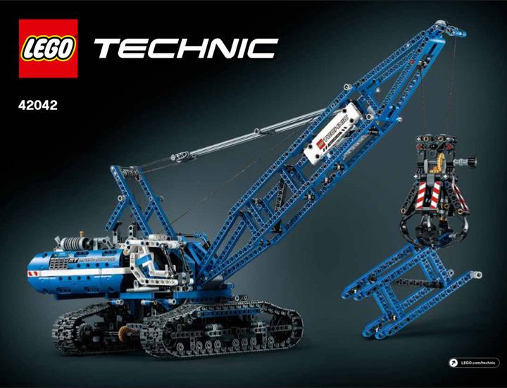Lego Technic Crawler Crane - 1400 Pieces (42042)