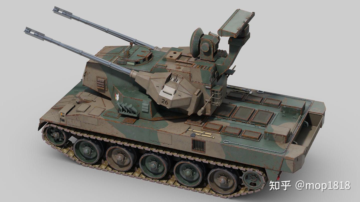 【外网：中英对照】猎豹自行高炮和87式自行高炮（Flugabwerhrkanonenpanzer Gepard & Type 87 SPAAG ...