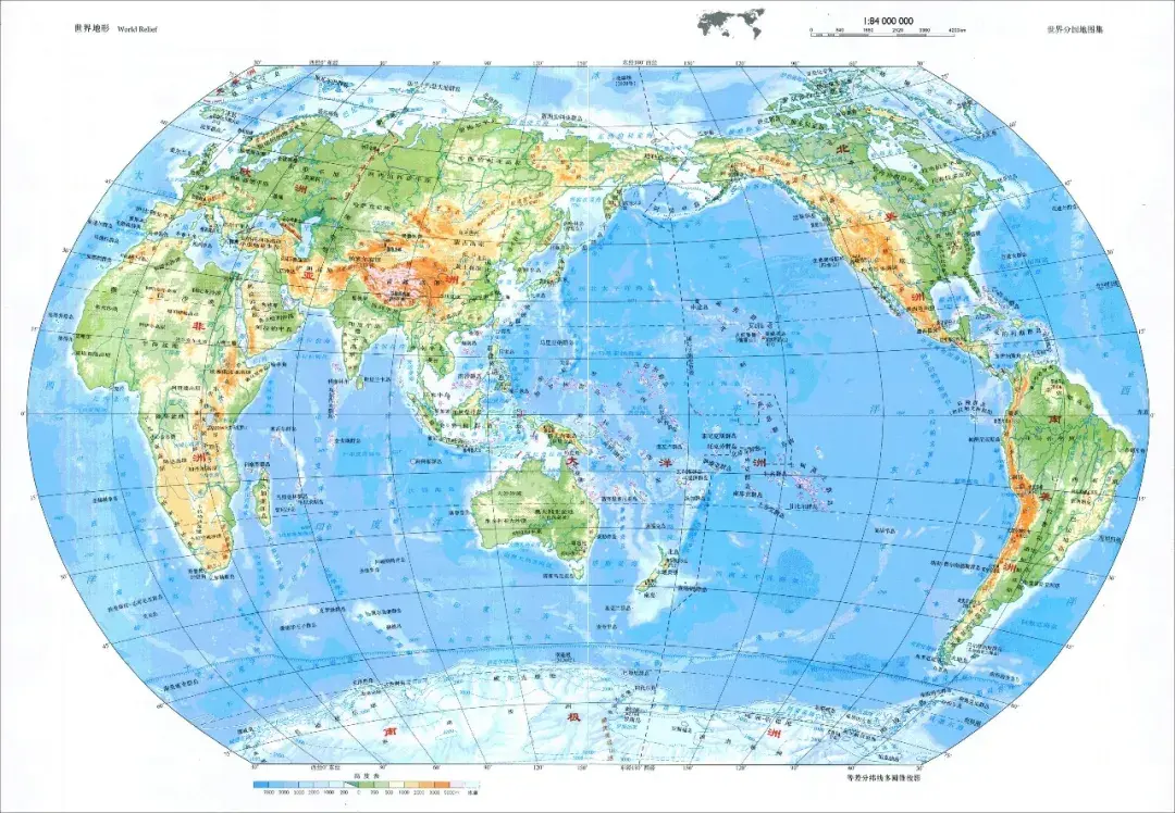 放大也很清晰的世界各国高清地形图 知乎 