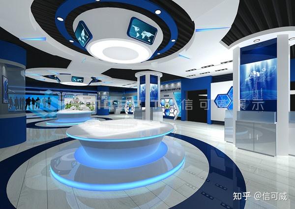 欣赏|15个高质量企业展厅设计案例合集 - 知乎