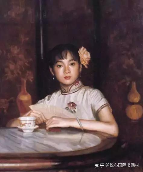 悦心赏析】陈逸飞画中的中国美人- 知乎