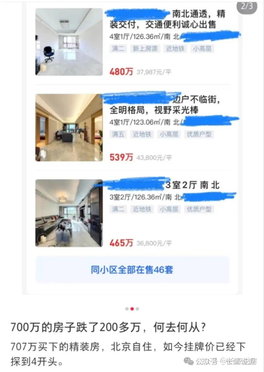 北京楼市,房价大跌,何时触底 - 知乎
