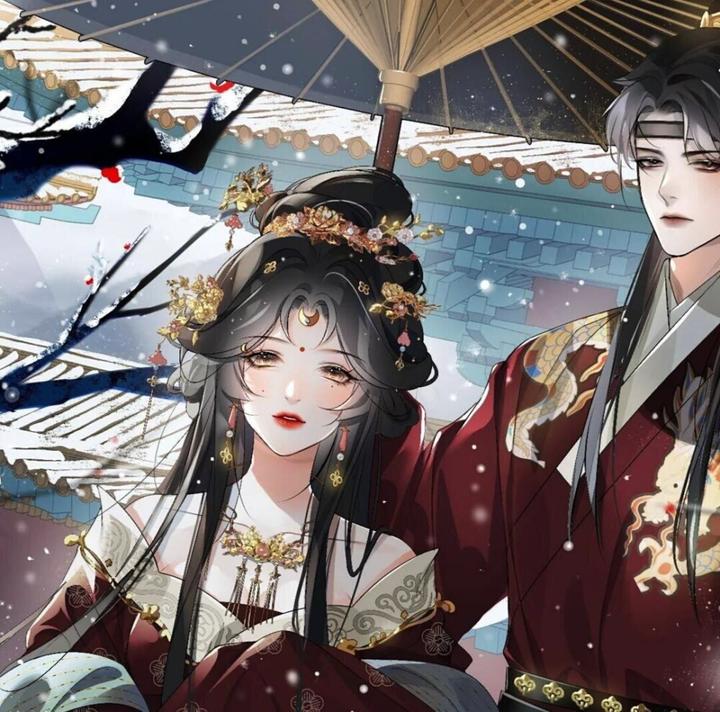 【古风双人插画】千金纵买相如赋,脉脉此情谁诉.