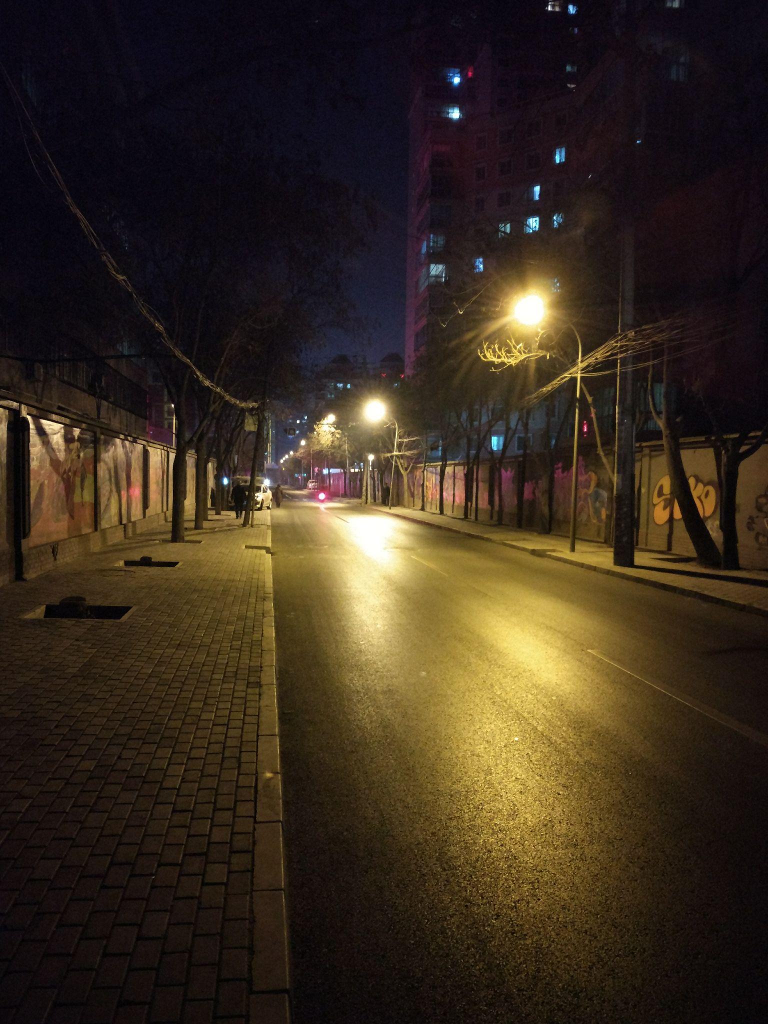 路边夜景图片 孤独图片