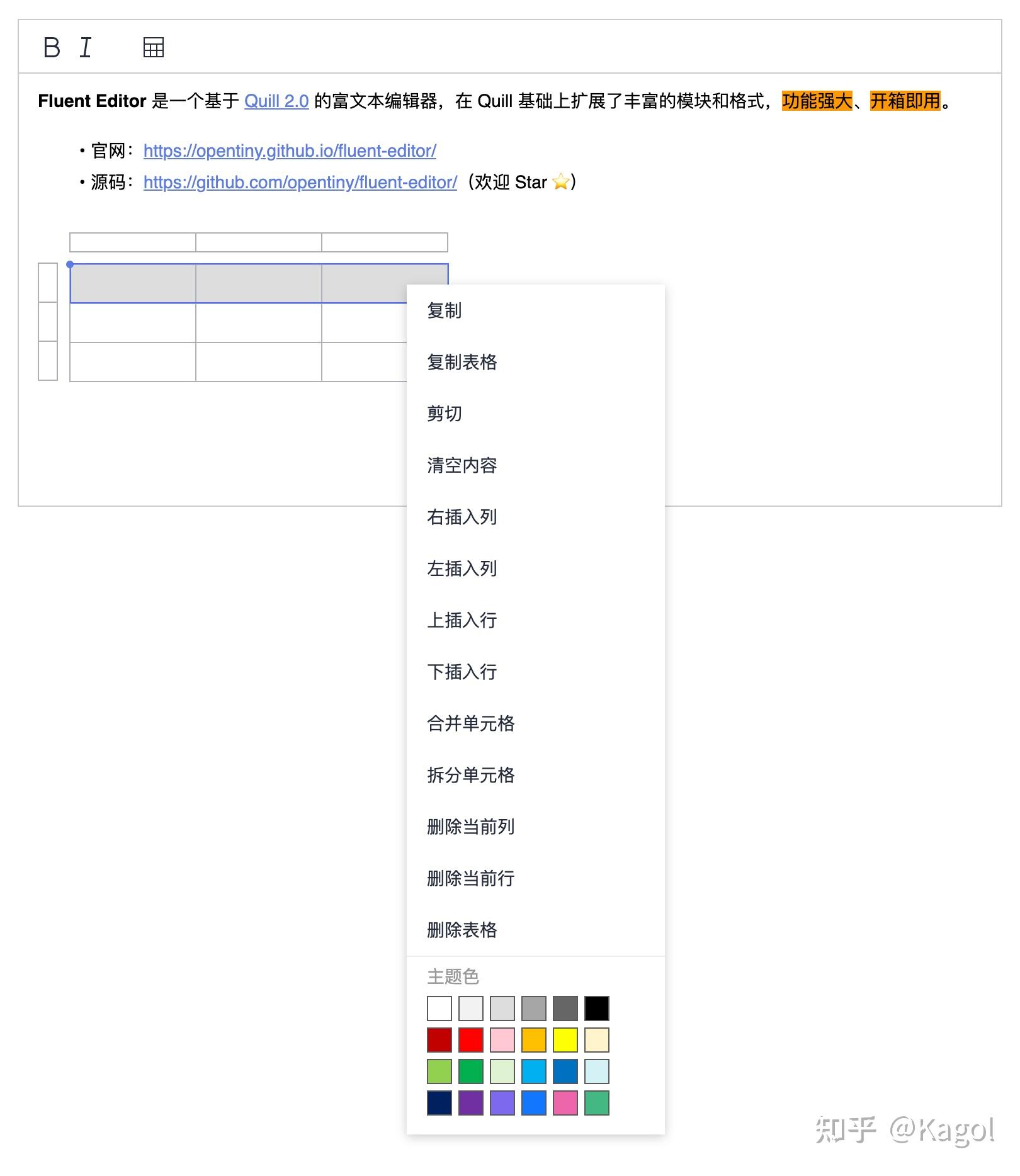 Fluent Editor：一个基于 Quill 2.0 的富文本编辑器，功能强大、开箱即用！ - 知乎