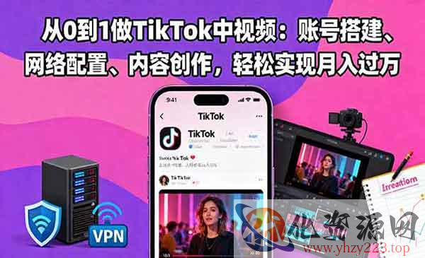 从0到1做TikTok中视频_wwz