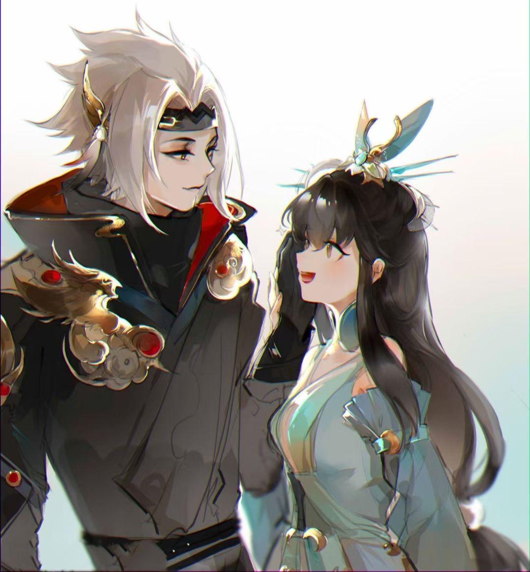 有没有东方曜和西施的动漫情头