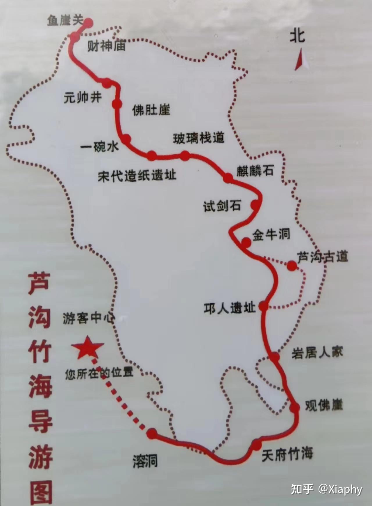 川西竹海景区地图图片