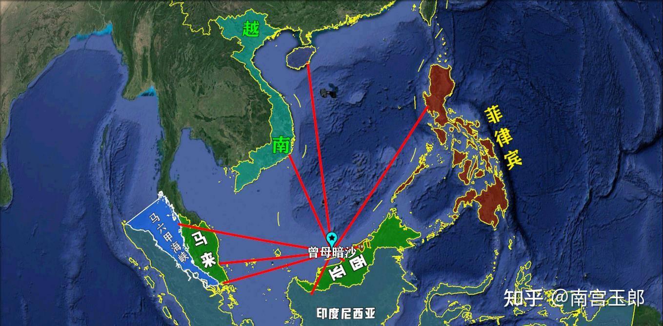 曾母暗沙的地理位置图片