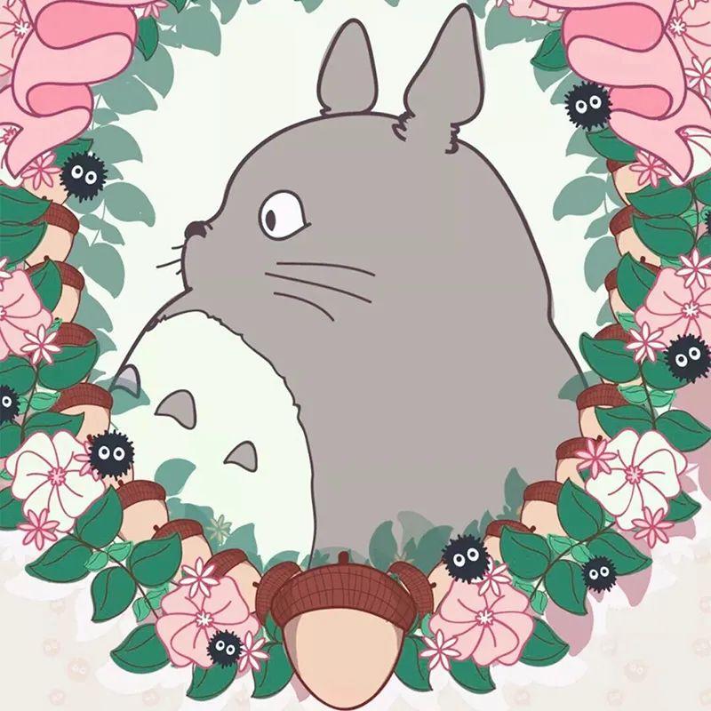 有什么动画电影《龙猫》的可爱头像分享?