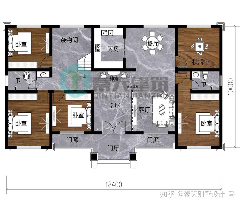 想建一层房子的看这些款式就够了，非常受欢迎的农村一层别墅图纸，建议收藏好 - 知乎